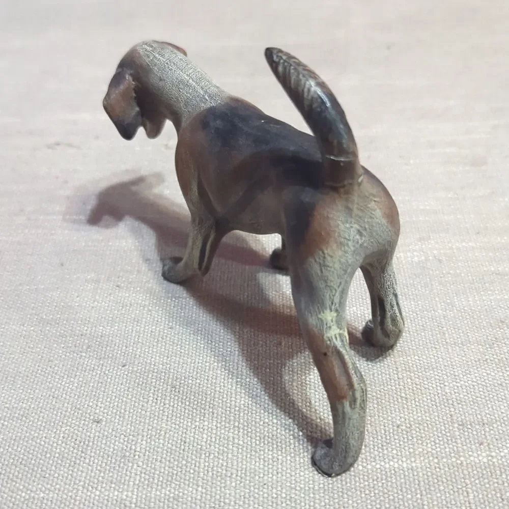 Vintage Porcelain fox‎ hound Dog Figurines Made In Japan